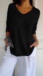 Anna – V-Neck Knit Jumper