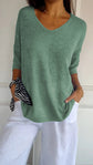 Anna – V-Neck Knit Jumper