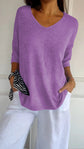 Anna – V-Neck Knit Jumper